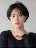ショートボブ 大人可愛い 美シルエット 青山 表参道 30代40代