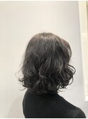 低温デジタルパーマで作る パーマボブヘア
