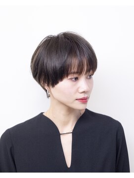 ルプラ ガーデン(le-pla garden) マッシュショート#黒髪#耳掛けショート#くびれショート#ボブ