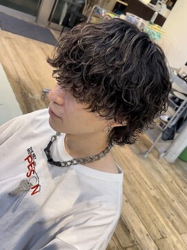 フィフス 渋谷(fifth) 波巻きパーマ襟足ありウルフヘア波打ちパーマツイストスパイラル