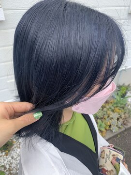ガーデン Garden ヘアーメイク hair make Blue color