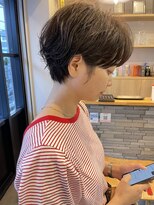 サンド 表参道(sand)&nbsp;ショートボブパーマ20代30代40代イヤリングカラー大人可愛い