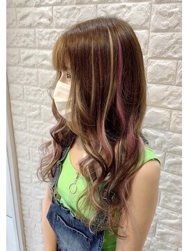 アモル 高田馬場店(Amor) ハイライトにワンポイントで