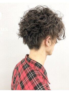 アオアクア バイ グルグル 小岩店(ao akua by GULGUL) アッシュブラックス ☆men'sリラックスパーマ 小岩