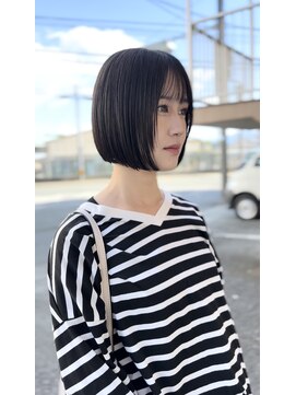 サンド 鹿児島中央(sand) ボブ/黒髪/グレー/韓国ボブ/髪質改善[鹿児島中央駅]