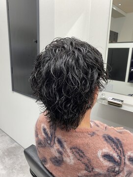 アルター(aL ter) メンズウルフ×スパイラルパーマ【アルター鎌取店　今吉】