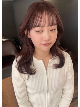 ゾアクラシックヘアー(ZOA classic hair) 韓国風レイヤーとピンクブラウンカラー　　　【二子玉川】