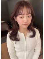 ゾアクラシックヘアー(ZOA classic hair) 韓国風レイヤーとピンクブラウンカラー　　　【二子玉川】
