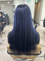 アジールヘア 所沢プロペ通り店(agir hair)&nbsp;ヘルシーロング美髪ケアブリーチブルーラベンダー所沢練馬