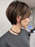 ハイライトバレイヤージュダブルカラーケアプリーチ30代40代