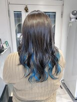 テトラ バイ ネオリーブ 横浜西口店(tetra by neolive)&nbsp;＊ターコイズブルーインナーカラー＊[横浜/横浜駅]