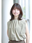 外ハネミディ