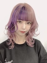 ガルテ(GARTE)&nbsp;韓国風ウルフカット/レイヤーカット/インナーカラー/小顔効果