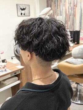 アース 長崎時津店(HAIR&MAKE EARTH) ツイストスパイラルパーマ×刈り上げスタイル