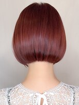 ウィズ 志津 ユーカリが丘店(wiz) ボブに映える鮮やかレッドカラー！ワインレッドで可愛い髪に