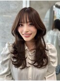 海外レイヤー ハッシュカット