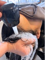 ネムノキ(nemunoki)&nbsp;シャンプー前に丁寧にすすぐことが大切です♪