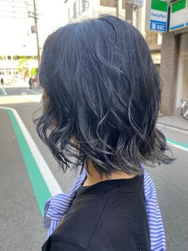 リルウ 阿倍野キューズモール(LILOU) ネイビーブルーミディ