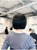 丸くならないボブ/切りっぱなしボブ/枚方美容室
