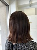 外ハネミディアムボブ