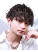 ラウンドマッシュ×ツイストシャドウパーマ/池袋/池袋駅