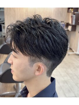 ブレス ヘアアンドスパ 湘南台(bless hair spa) 毛流れバングメンズスタイル