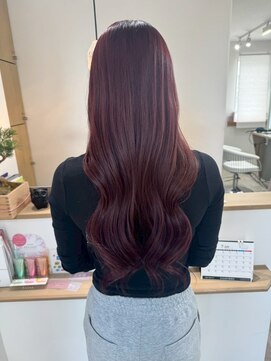 ビビバイベル(BiVi by BHEL) 桑名ロングレイヤーカットハッシュカット透明感カラー重めロング