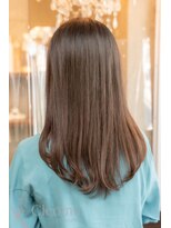 クレオメバイスーリール(Cleome by sourire)&nbsp;♪オリーブグレー小顔レイヤーカットクラゲヘアーココアベージュ