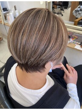 リーフ ヘア 上田美容研究所(Lief hair) ハイライト/バレイヤージュ