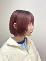 アオ(AO。)&nbsp;切りっぱなしボブ/顔まわりレイヤー/内巻きボブ/レイヤーボブ