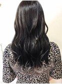 【lamp斉藤】裾カラー×ホワイトラベンダー