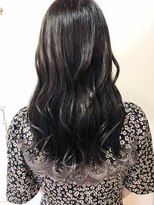 ランプ ヘアー(lamp hair) 【lamp斉藤】裾カラー×ホワイトラベンダー