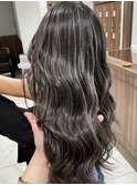 大人レイヤーカット白髪ぼかし脱白髪染め40代50代60代