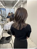 ハイライトバレイヤージュダブルカラーケアブリーチ