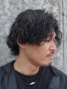 ハニー(HONEY) 波巻きスパイラルパーマ/波巻きパーマ/岡崎メンズパーマ