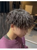 縦落ちツイストパーマ
