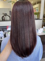 コレットヘア(Colette hair)&nbsp;【miyu】酸性ストレート×ルビーレッド