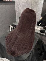 ネームレス 心斎橋(nameless)&nbsp;ピンクブラウン×髪質改善TR 艶ロング｜心斎橋 30代40代