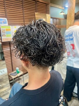 スタンドバーバー 柏(STAND BARBER) リバースセンターパート/ニュアンスパーマ/ダウンバング/柏