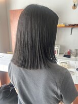 ルッチ 立川(LUCCI) LUCCI 立川 切りっぱなし&縮毛矯正