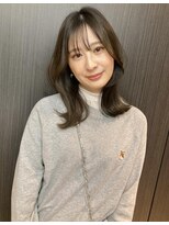オーセンヘア(AUTHEN.HAIR)&nbsp;（mutsumi.）オリーブアッシュ*シースルー