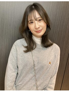 オーセンヘア(AUTHEN.HAIR) （mutsumi.）オリーブアッシュ*シースルー