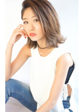 ルモア(RUMOR) Rumor×アッシュベージュcolor☆ハイライト＆ローライト