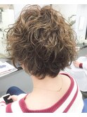 [お客様スタイル]無造作カールショート
