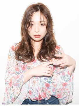 オーガスト ヘア ネイル(AUGUST hair nail) 無造作カールロング デザインカラー