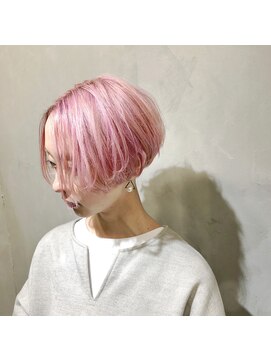 モノ アンド イニ(Mono & inni) 【奈良/inni hair】グラデーションボブ ベイビーピンク