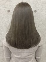 アールプラスヘアサロン(ar+ hair salon) 艶ストレ－ト×ショコラベージュ