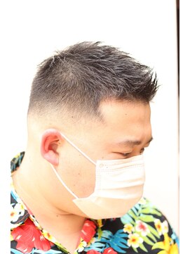 ヘアーアンドグルーミング ヨシザワインク(HAIR&GROOMING YOSHIZAWA Inc.) 【ヨシザワ人形町】ソフモヒフェード刈り上げ20代30代40代
