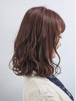 ジェナ(Jena)&nbsp;チェリーコーラル×切りっぱロブ