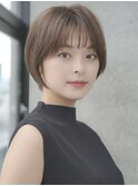 前髪あり大人ショートボブ20代30代40代【AIN.表参道】川原大地